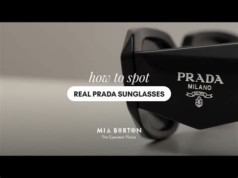 prada sunglasses women fake vs real|how to authenticate prada sunglasses.